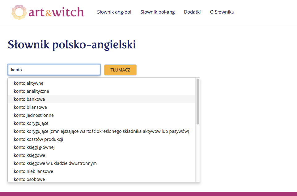 Słownik On Line Rachunkowości I Podatków Rachunkowość Mądrość